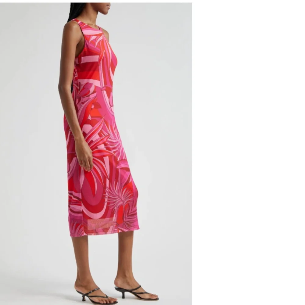 NWOT Farm Rio Endless Summer Tulle Midi Dress SIZE M - Picture 4 of 6